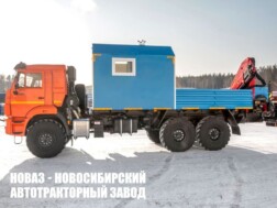 Передвижная авторемонтная мастерская КАМАЗ 43118 с манипулятором Palfinger PK 13.501 SLD 1 до 6,1 тонны модели 8926 с доставкой по всей России
