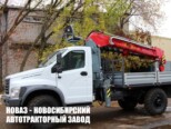 Бортовой автомобиль ГАЗ Садко NEXT C41A23 с манипулятором FG 415T до 3,5 тонны с буром (фото 2)
