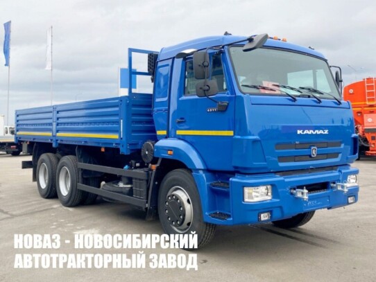 Бортовой автомобиль КАМАЗ 65117-6052-48(A5) грузоподъёмностью 11,6 тонны с кузовом 6112х2470х730 мм