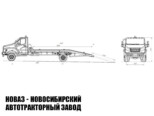 Эвакуатор ГАЗон NEXT C41RВ3 грузоподъёмностью 4,7 тонны ломаного типа (фото 2)