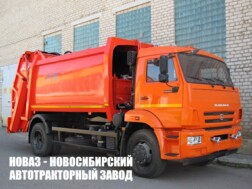 Мусоровоз КО‑456‑20 объёмом 14 м³ с задней загрузкой кузова на базе КАМАЗ 43253