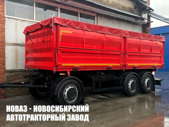 Самосвальный прицеп МАЗ 856103-022-000 грузоподъёмностью 15 тонн с кузовом 25 м³ (фото 1)