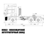 Седельный тягач Shacman SX42584V324 X3000 с нагрузкой на ССУ до 13,2 тонн модели 9024 (фото 4)