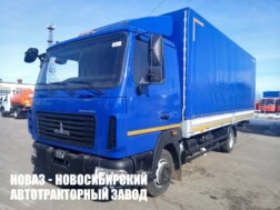 Тентованный фургон МАЗ 438121-2532-025 грузоподъёмностью 5,1 тонны с кузовом 7750х2480х3000 мм с доставкой по всей России