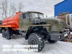 Ассенизатор МВ-10 с цистерной объёмом 10 м³ для жидких отходов на базе Урал 4320-1912-40 модели 571136 с доставкой по всей России