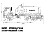 Ассенизатор объёмом 10 м³ на базе КАМАЗ 43118 модели 8271 (фото 2)