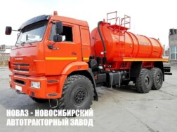 Ассенизатор с цистерной объёмом 10 м³ для жидких отходов на базе КАМАЗ 43118 модели 8446 с доставкой по всей России