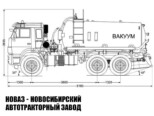 Ассенизатор объёмом 10 м³ на базе КАМАЗ 43118 модели 8446 (фото 2)