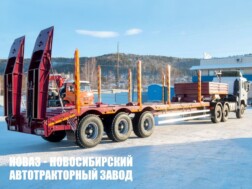 Автопоезд из седельного тягача Shacman SX42586V385 X3000 и полуприцепа трала модели 5181 с доставкой по всей России