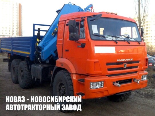 Бортовой автомобиль КАМАЗ 43118 с манипулятором INMAN IM 95 до 4 тонн модели 4477 (фото 1)