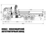 Бортовой автомобиль КАМАЗ 43118 с манипулятором INMAN IM 95 до 4 тонн модели 4477 (фото 2)