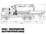 Бортовой автомобиль КАМАЗ 43118 с манипулятором INMAN IT 200 до 7,2 тонны с буром и люлькой модели 6225 (фото 3)