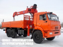 Бортовой автомобиль КАМАЗ 43118 с краном‑манипулятором Kanglim KS1256G-II до 7 тонн модели 8329