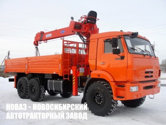 Бортовой автомобиль КАМАЗ 43118 с манипулятором Kanglim KS1256G-II до 7 тонн модели 8329 (фото 1)