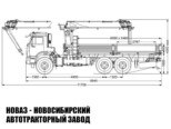 Бортовой автомобиль КАМАЗ 43118 с манипулятором Kanglim KS1256G-II до 7 тонн модели 8911 (фото 2)