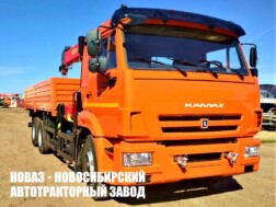 Бортовой автомобиль КАМАЗ 65115 с краном‑манипулятором INMAN IT 150 до 7,1 тонны модели 7632 с доставкой по всей России