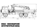 Бортовой автомобиль Урал-М 4320 с манипулятором INMAN IT 200 до 7,2 тонны с буром и люлькой модели 5656 (фото 2)