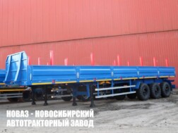 Бортовой полуприцеп 99064‑20‑К53 грузоподъёмностью 28 тонн с кузовом 13625х2470х730 мм