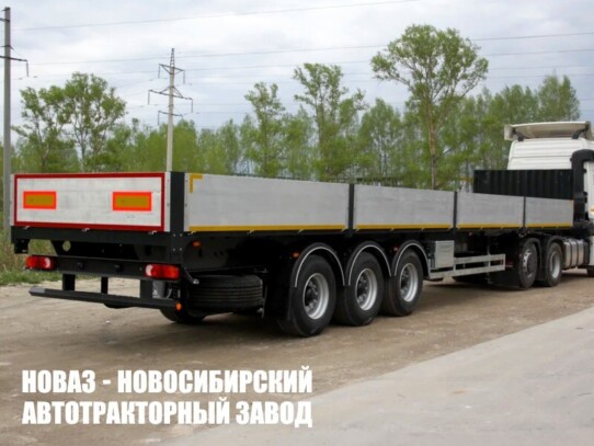 Бортовой полуприцеп ТОНАР B3-13/K 9888 грузоподъёмностью 31 тонны с кузовом 13660х2480х780 мм (фото 1)