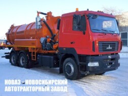 Илосос МВС-17+1,4 с цистерной объёмом 17 м³ для плотных отходов на базе МАЗ 631228 с доставкой по всей России