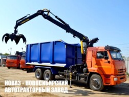 Ломовоз 62D235 с манипулятором ВЕЛМАШ VM10L74M до 3,1 тонны на базе КАМАЗ 65115-23094-50 с доставкой по всей России