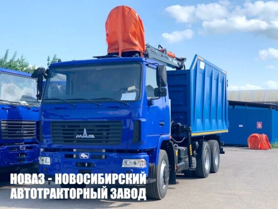 Ломовоз МАЗ 6312С5-576-010 с манипулятором Р97М до 3,3 тонны (фото 1)
