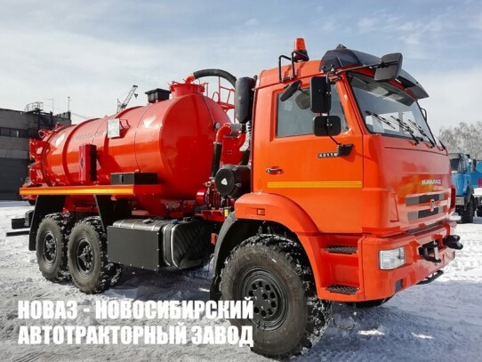 Агрегат для сбора нефти и газа объёмом 10 м³ на базе КАМАЗ 43118 модели 7866 (фото 1)