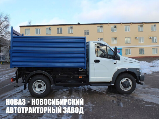 Самосвал ГАЗ-САЗ-2507 грузоподъёмностью 4 тонны с кузовом до 6,8 м³ на базе ГАЗон NEXT C41R13 (фото 1)