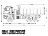 Самосвал КАМАЗ 43118 грузоподъёмностью 10,5 тонны с кузовом 12 м³ модели 2807 (фото 2)