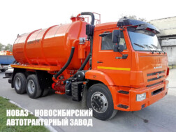Ассенизатор АВ-15 с цистерной объёмом 15 м³ для жидких отходов на базе КАМАЗ 65115 с доставкой в Белгород и Белгородскую область