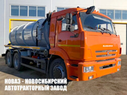 Ассенизатор с цистерной объёмом 12 м³ для жидких отходов на базе КАМАЗ 65115-3052-48 модели 989643 с доставкой в Белгород и Белгородскую область