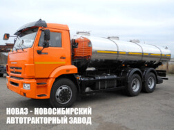 Автоцистерна для пищевых жидкостей 5675К2-20 объёмом 12 м³ с 3 секциями на базе КАМАЗ 65115-3081-48 с доставкой по всей России