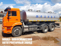 Автоцистерна для пищевых жидкостей ЯДИШ-ВМ-560360 объёмом 12 м³ с 3 секциями на базе КАМАЗ 65115 с доставкой по всей России