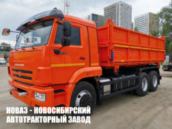 Автопоезд из зерновоза КАМАЗ 45143-306012-48 и самосвального прицепа ТЗА 8551М4 с доставкой по всей России