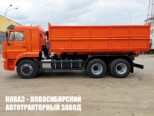 Автопоезд из зерновоза КАМАЗ 45143-306012-48 и самосвального прицепа ТЗА 8551М4 (фото 2)