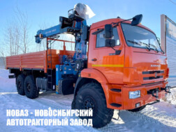 Бортовой автомобиль КАМАЗ 43118 с краном‑манипулятором APS SQS 736LII грузоподъёмностью 7 тонн