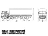 Бортовой автомобиль КАМАЗ 63501 грузоподъёмностью 14 тонн с кузовом 6112х2470х730 мм (фото 2)