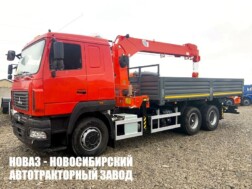 Бортовой автомобиль МАЗ 631228‑8575‑012 с манипулятором Hangil HGC 756 до 7,5 тонны