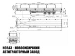 Бортовой полуприцеп 99064.031-П51 грузоподъёмностью 27 тонн с кузовом 13500х2470х670 мм (фото 4)