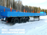Бортовой полуприцеп грузоподъёмностью 45 тонн с кузовом 13600х2470х600 мм модели 7561 (фото 1)