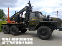 Лесовоз Урал 55571 с манипулятором Соломбалец СФ-75С до 2,9 тонны после капремонта