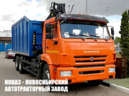 Ломовоз КАМАЗ 65115 с манипулятором Р97M до 3,3 тонны с доставкой по всей России