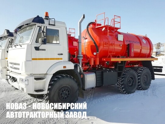 Агрегат для сбора нефти и газа АКН-10-ОД объёмом 10 м³ на базе КАМАЗ 43118