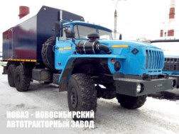 Мобильная паровая котельная ППУА 1600/100 производительностью 1600 кг/ч на базе Урал 4320 с доставкой по всей России
