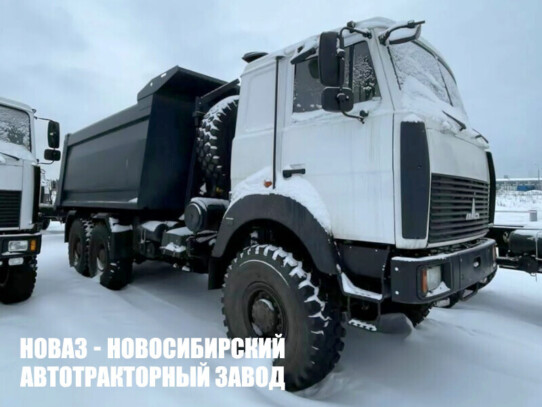 Самосвал КУПАВА 673105 грузоподъёмностью 21,4 тонны с кузовом 16 м³ на базе МАЗ 631708 (фото 1)