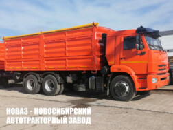 Зерновоз 653510 грузоподъёмностью 14,3 тонны с кузовом объёмом 28 м³ на базе КАМАЗ 65115