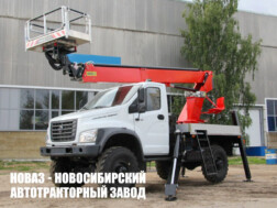 Автовышка TR318 рабочей высотой 18 метров со стрелой над кабиной на базе ГАЗ Садко NEXT C41A23