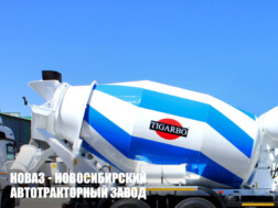 Бетоносмеситель Tigarbo объёмом 9 м³ для монтажа на шасси Урал модели 4342