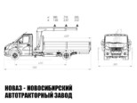 Бортовой автомобиль ГАЗель NEXT A21R22 с манипулятором INMAN IM 20 до 1 тонны (фото 3)