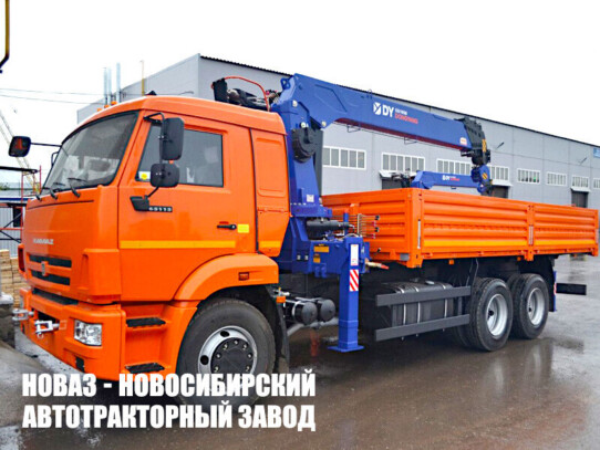 Бортовой автомобиль КАМАЗ 65115 с манипулятором DongYang SS1956 до 8 тонн (фото 1)